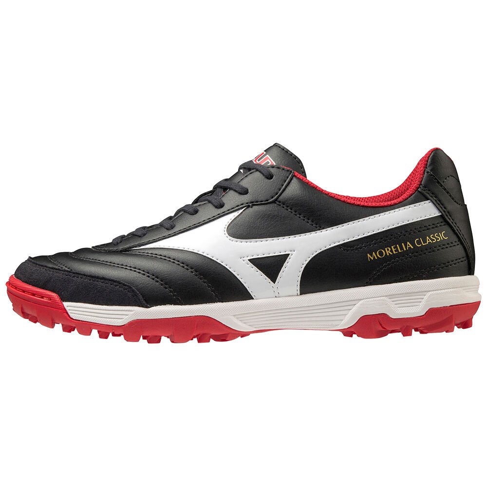 Mizuno Women's Morelia Sala Classic TF Soccer Shoes Black/White/Red (Q1GB200209-GCP)